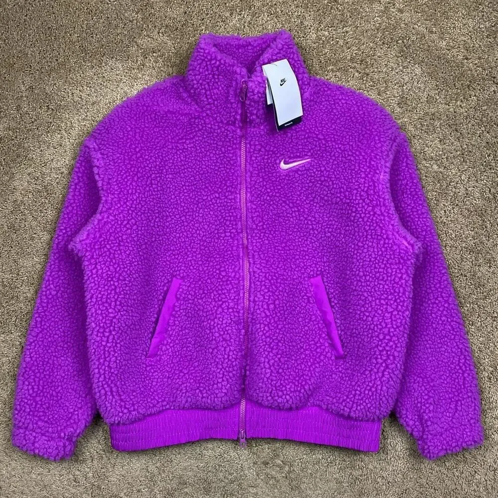 Nike Women's Purple and Pink Sweatshirt